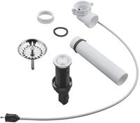 GROHE Zugstangen-Ablaufgarnitur (geeignet f&uuml;r alle K&uuml;chensp&uuml;lenserien, &Oslash; 35 mm,