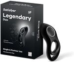 Satisfyer Legendary Duo | Vibrierender Penis- und Hodenring | Wasserdicht (IPX7) 