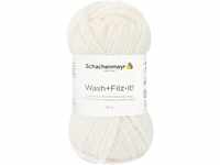 Schachenmayr Wash+Filz-It!, 50G white Filzgarne
