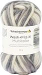 Schachenmayr Wash+Filz-it! Multicolor 9812943-00245 natur/grau Handstrickgarn,