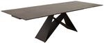 riess-ambiente.de Ausziehbarer Esstisch Prometheus 180-220-260cm Lava Keramik Made in