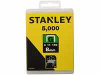 Stanley Klammern Typ G (8 mm, aus Flachdraht, wiederverschließbare Verpackung, 5000