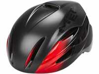 MET Sport Helm Manta MIPS Helmet, Schwarz/Rot (Mehrfarbig), S