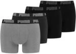 PUMA Herren Boxershorts Shorts Unterhosen Everyday Boxer 4er Pack,...