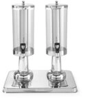 HENDI Saftspender, 6L, Wasserspender, Limonadenspender, Inkl. Tropffreiem Ablashahn,