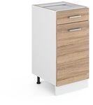 Vicco K&uuml;chenunterschrank R-Line, Sonoma, 40 cm ohne Arbeitsplatte, zur freien