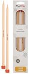 KnitPro Basix Beech Lange Nadeln 12" (30cm) | 8mm