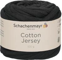 Schachenmayr Cotton Jersey, 9807363-00099, Farbe: Schwarz, 100g, Handstrickgarne