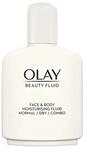 Olaz Beauty Fluid Feuchtigkeitslotion normale/trockene Haut/Mischhaut, 250 g