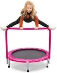 COSTWAY &Oslash;92cm Mini Trampolin, Fitness Trampolin faltbar, Kindertrampolin bis 150kg