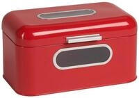 ECHTWERK Brotkasten Retro aus Metall, Brotbox mit Sichtfenster, Luftzirkulation f&uuml;r