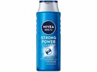 NIVEA MEN Strong Power Shampoo, kräftigendes Haarshampoo ohne Silikone und