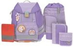 L&Auml;SSIG 7-teiliges Schulranzen Set Kinder/School Set Flexy Unique Violet