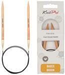 KnitPro Basix Birch Rundstricknadel, 80 cm L&auml;nge x 6.50 mm St&auml;rken, Braun