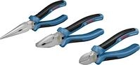 Bosch Professional 3 tlg. Zangen Set (Kombinationszange, Spitzzange und