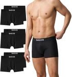 Snocks Boxershorts Herren aus Bio-Baumwolle (6er Pack) - Atmungsaktiv und Ideal f&uuml;r