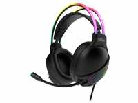 KROM Gaming KLAIM -NXKROMKLAIM Kopfhörer mit Mikrofon, Rainbow RGB LED Stereo-Sound,