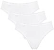 Sloggi Damen Unterhose 24/7 Cotton Lace Tai , Baumwolle, Spitzen-Optik, 3-Pack, 38,