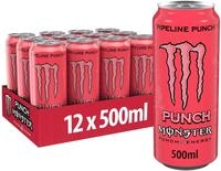 Monster Energy Pipeline Punch, 12x500 ml, Einweg-Dose, mit einem Mix aus Maracuja,