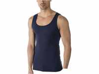 Mey Basics Serie Casual Cotton Herren Shirts 1/1 Arm 49100, Yacht Blue, 4
