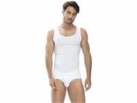 Mey Basics Serie Casual Cotton Herren Shirts 1/1 Arm 49100, Weiß, 5