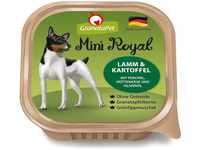 GranataPet Mini Royal Lamm & Kartoffel, 11 x 150 g, Nassfutter für Hunde,