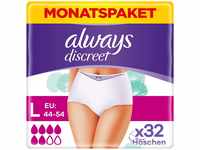 Always Discreet Inkontinenz und Wochenbett Inkontinenz Pants Gr. L, Plus, 32