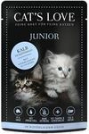 Cats Love Junior Katzenfutter Nassfutter Kalb Pur Ohne Getreide k&uuml;nstliche Farb- und