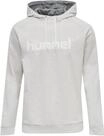 hummel Kinder Kapuzenpullover HMLGO Kids Cotton Logo Hoodie, Wei&szlig;, 128, 203512-9001
