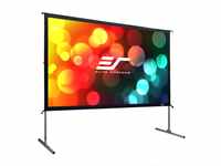 ELITE SCREENS Mobile Outdoor Frame Screen Yard Master 2 Front/Rear Projection...
