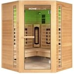 Home Deluxe &ndash; Infrarotkabine &ndash; REDSUN XXL Deluxe -150 x 150 x 190 cm - f&uuml;r 4