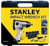 Stanley Schlagschrauber Set 160157XSTN - Inkl. 10 Schlagd&uuml;bel, Schnellkupplungen,