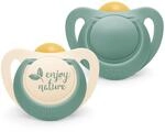 NUK for Nature Babyschnuller | Nachhaltige Gummischnuller | &Uuml;ber 98 % nat&uuml;rliche