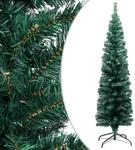 vidaXL K&uuml;nstlicher Weihnachtsbaum Schlank mit St&auml;nder Tannenbaum Christbaum