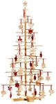 xmas3, K&uuml;nstlicher Weihnachtsbaum aus echtem Holz. Kr&auml;ftig, Platzsparend,