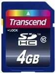 Transcend Premium SDHC 4 GB (bis 20MB/s lesen)