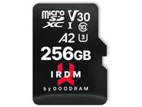 goodram Schnelle Speicherkarte IRDM - SD Karte 256GB M2AA Micro SDXCUHS I U3 A2 V30 +