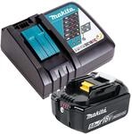 Makita DC 18 RC Akku Schnell-Ladeger&auml;t + Makita BL 1850 - 18 V 5,0 Ah Li-Ion Akku