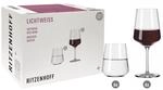 Ritzenhoff 6111002 Rotwein- und Wasserglas Set 500 ml Serie Lichtweiss Julie Nr. 2