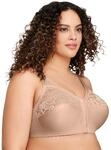 Glamorise Damen Vollfigur-BH, MagicLift, vorne geschlossen, Haut,110B
