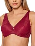 Triumph Damen Wild Rose Sensation W01 Minimizer-BH, BORDEAUX, 75D