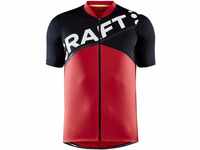 Craft Herren Fahrradtrikot CORE ENDUR Logo Jersey Bright red-Black L