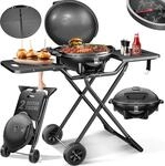 KESSER&reg; elektrischer Elektrogrill 2in1 Tischgrill - Standgrill mit Deckel und