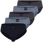 G&ouml;tzburg Herren Slip 740921 5er Pack (M, 631 blau-dunkel-Melange)