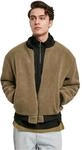 Urban Classics Herren Jacke Boxy Sherpa Jacket tiniolive M