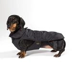 Fashion Dog Hundemantel speziell f&uuml;r Dackel - Schwarz - 43