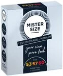 MISTER SIZE Kondome Gef&uuml;hlsecht Hauchzart (53-57-60 mm) 3er Probierset/Extra D&uuml;nn,