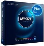 MY.SIZE PRO Elite Kondome, Gr&ouml;&szlig;e 8, 72 mm, XXL, 36 St&uuml;ck &ndash; Extra reines