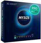 MY.SIZE PRO ELITE Kondome, Gr&ouml;&szlig;e 0, 45 mm, 36 St&uuml;ck &ndash; Extra reines Vytex-Latex,