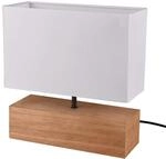Reality Leuchten Tischleuchte Woody R50181030, exkl. 1x E27, Holzfarbig, 30cm x 12cm